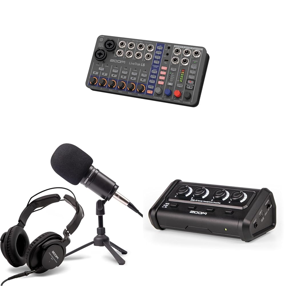 Amazon | ZOOM ズーム L6 配信スターターセット 【L6/ZDM-1PMPマイク